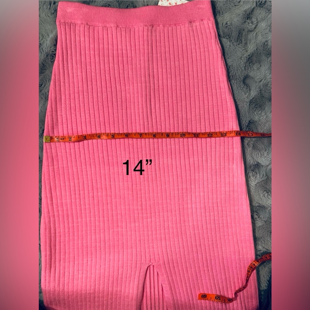 Free People Pink Skyline Midi Skirt • NWT• Size XS - Picture 12 of 15